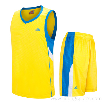 LiDong new design style sublimation basketball uniform set